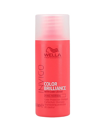 Wella INVIGO Color Brilliance - Шампунь для защиты цвета окрашенных нормальных и тонких волос 50 мл - hairs-russia.ru